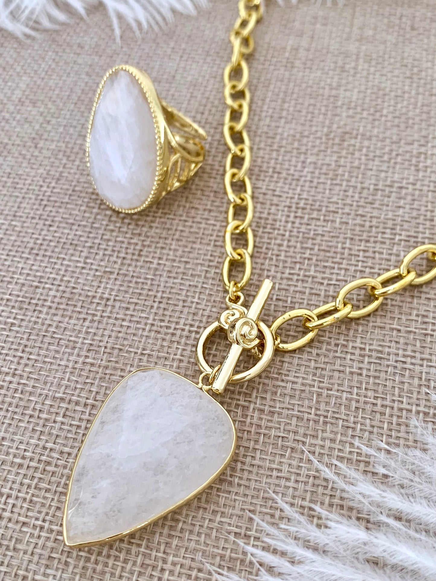 Collar Cuarzo Blanco